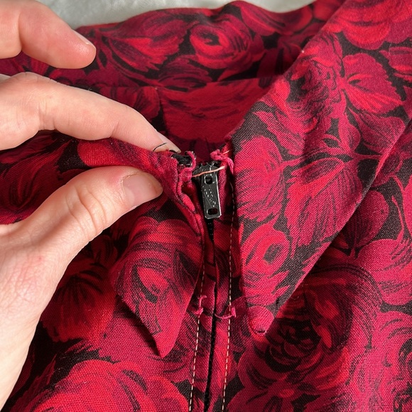 1960’s Rose Cocktail Dress - Picture 10 of 10